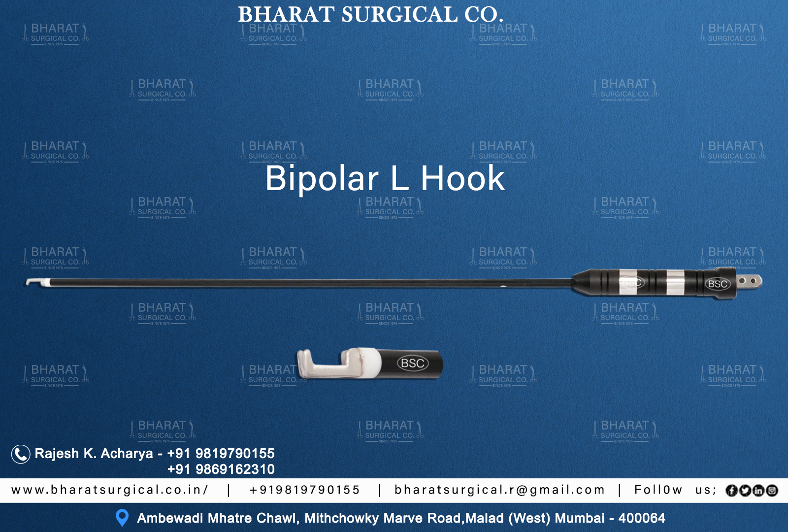 Bipolar L Hook Manufacturers, Suppliers, Exporters in India