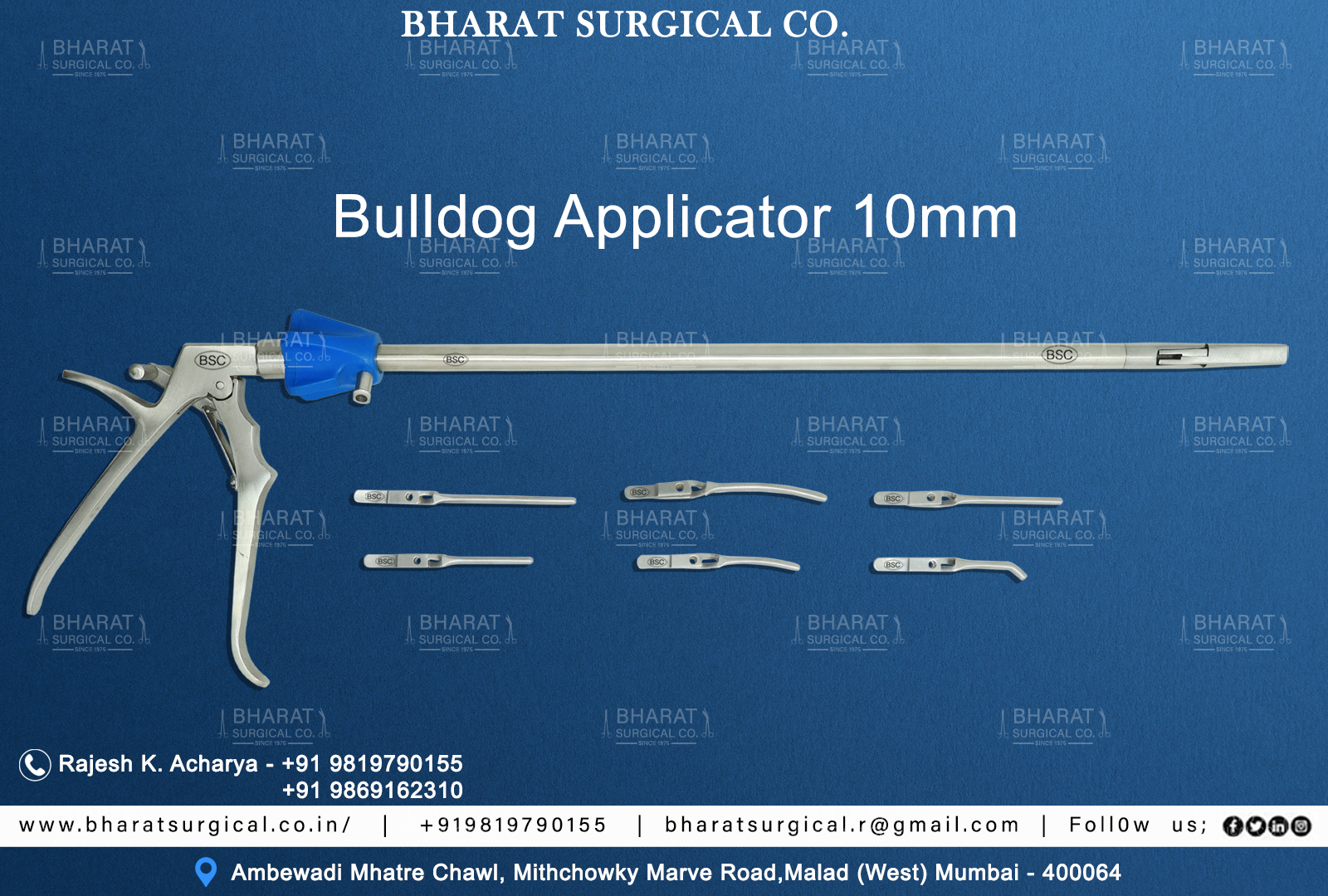 Bull Dog Clip Applicator 10mm manufacturers, suppliers and exporters.