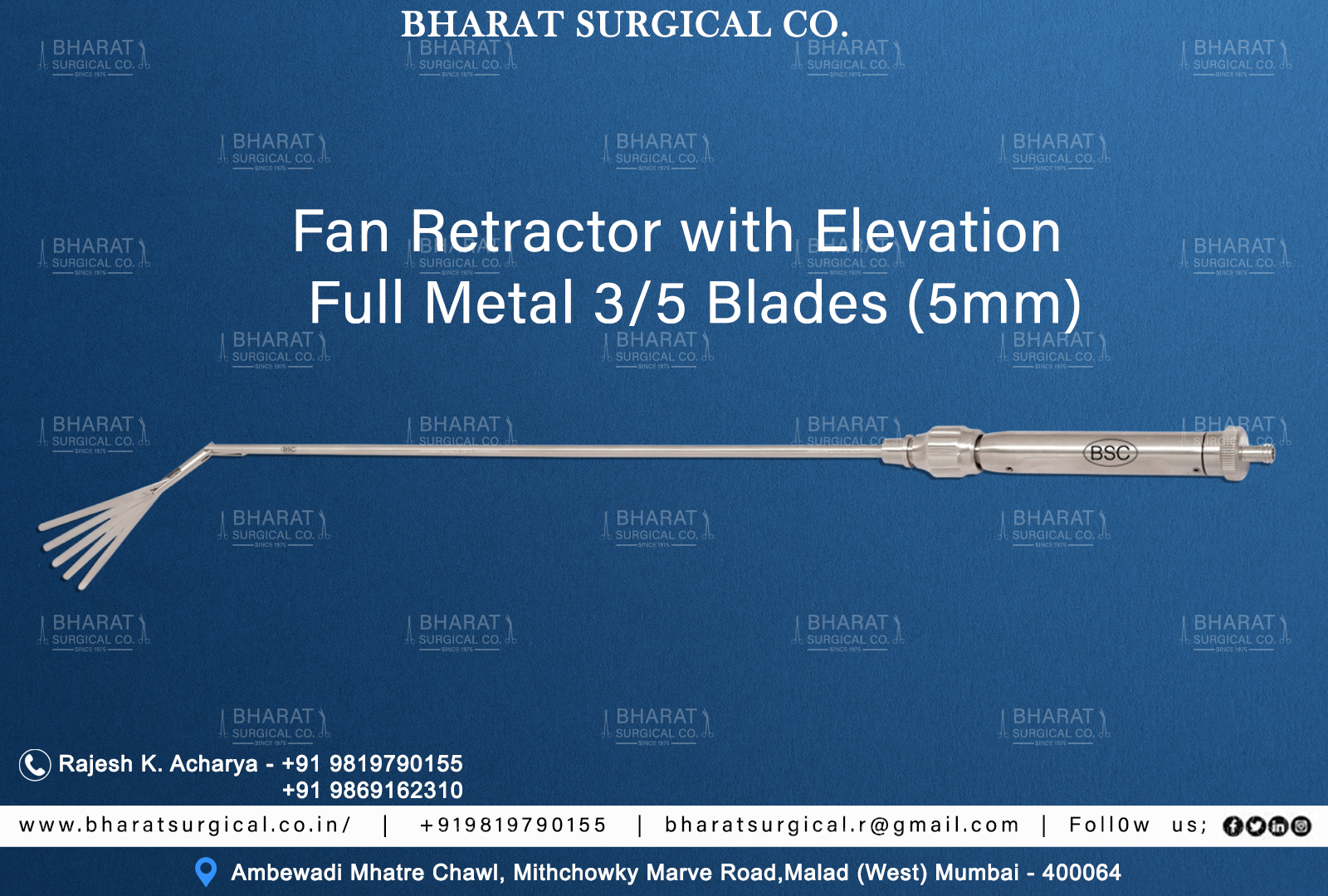 Fan Retractor with Elevation Manufacturers, Suppliers and Exporters 
