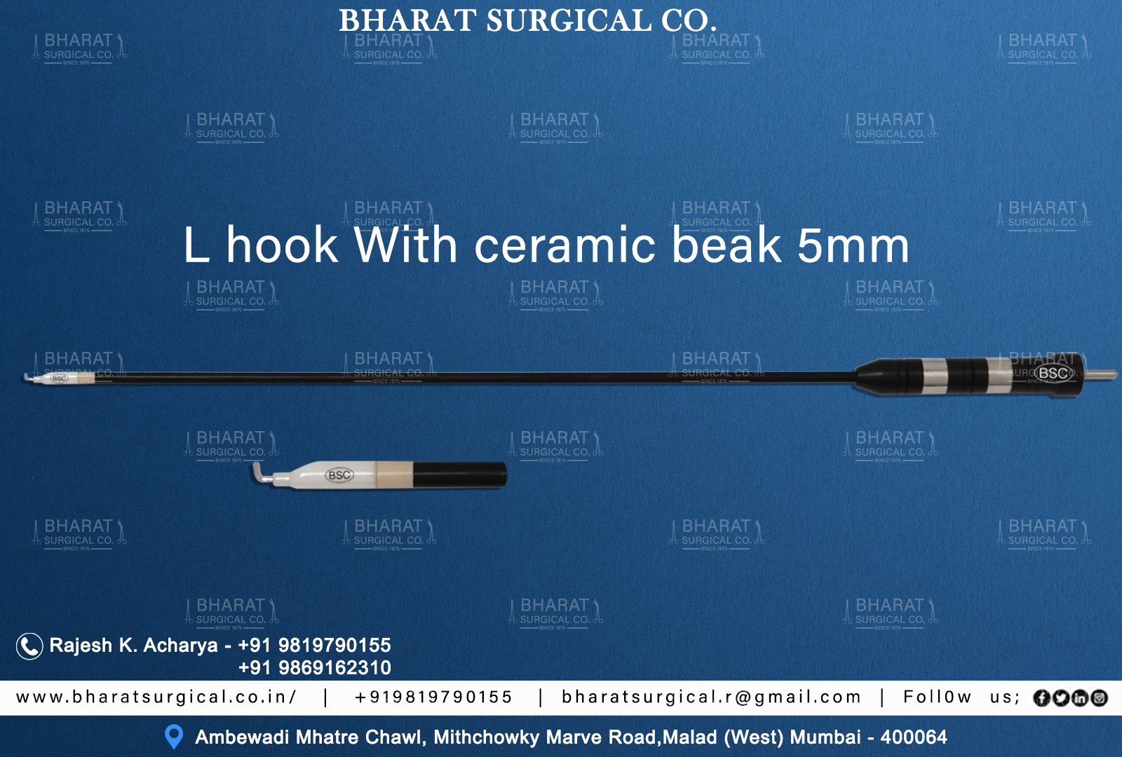 L hook Ceramic Beak manufacturers , suppliers and exporters