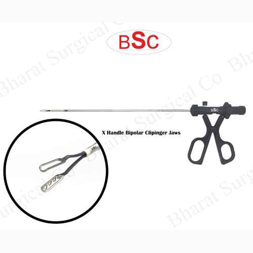Laparoscopic X Handle Bipolar Clipinger Jaws Manufacturers, Suppliers, Importers, Dealers in Mumbai India