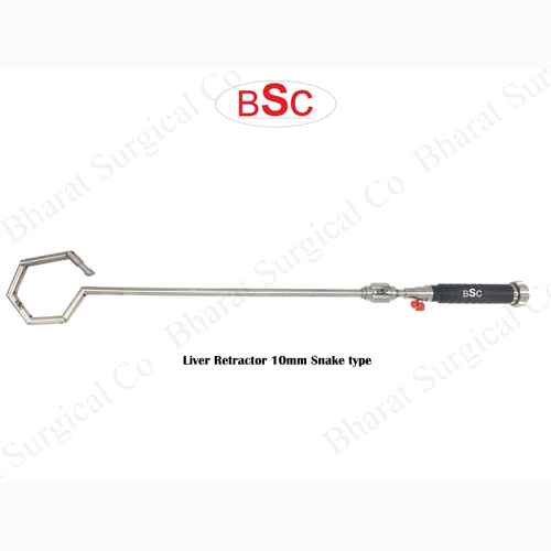 Laproscopic Liver Retractor 10 MM Snake Type Manufacturers, Suppliers, Importers, Dealers in Mumbai India