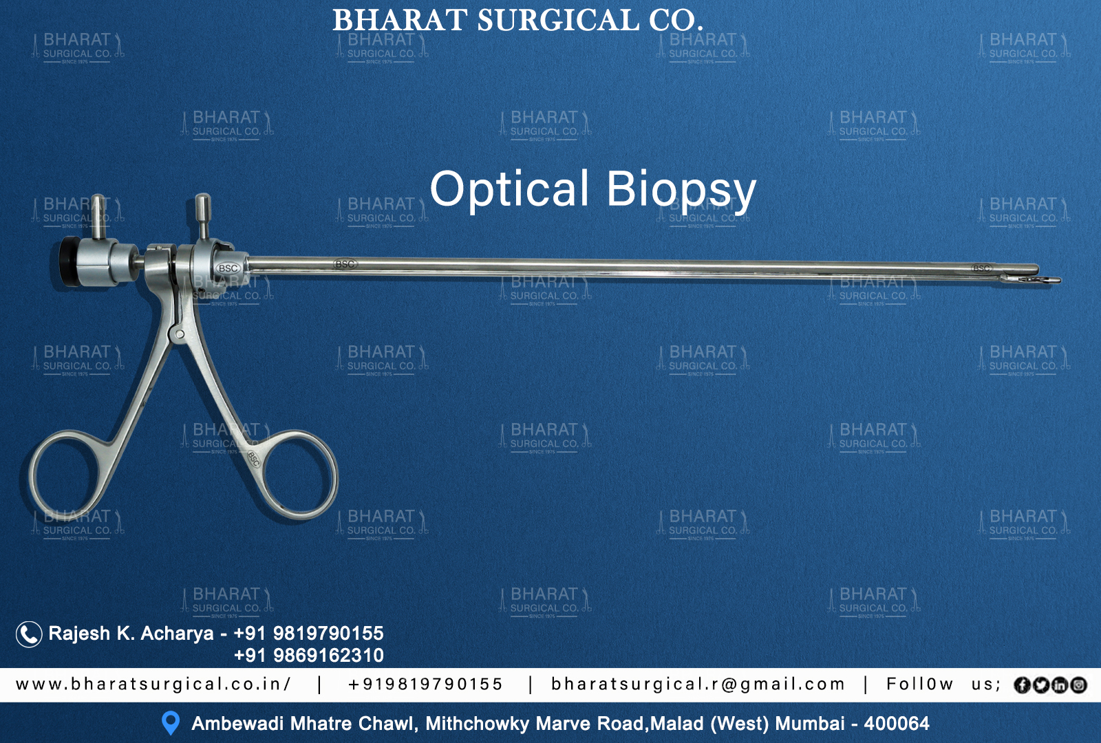 Optical Biopsy  Manufacturers, Suppliers, Importers, Dealers in Mumbai India