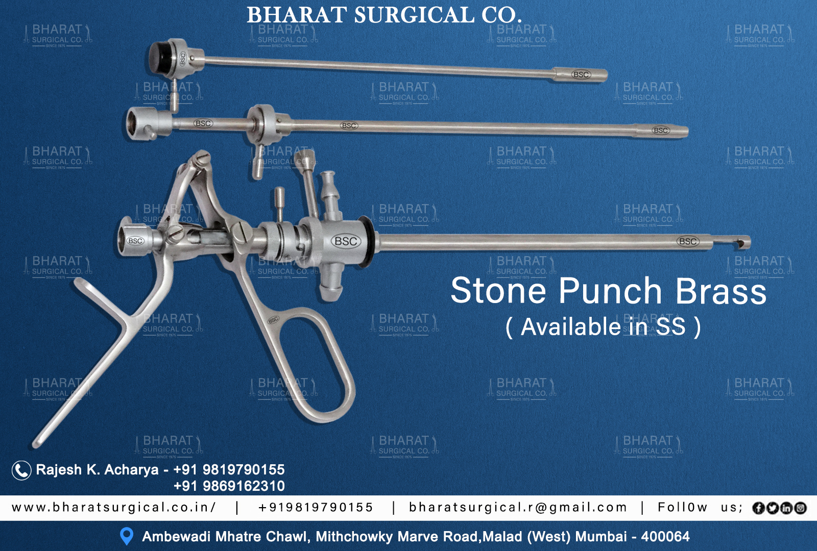 Stone Punch Set Manufacturers, Suppliers, Importers, Dealers in Mumbai India