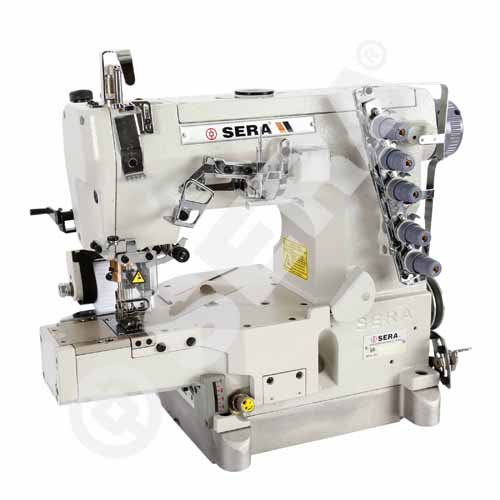 (Model: SR-664-01) Cylinder Bed Interlock Sewing Machine with Puller