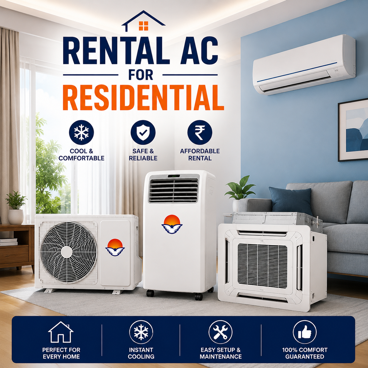 Tower AC on Rent by Japs Aircon