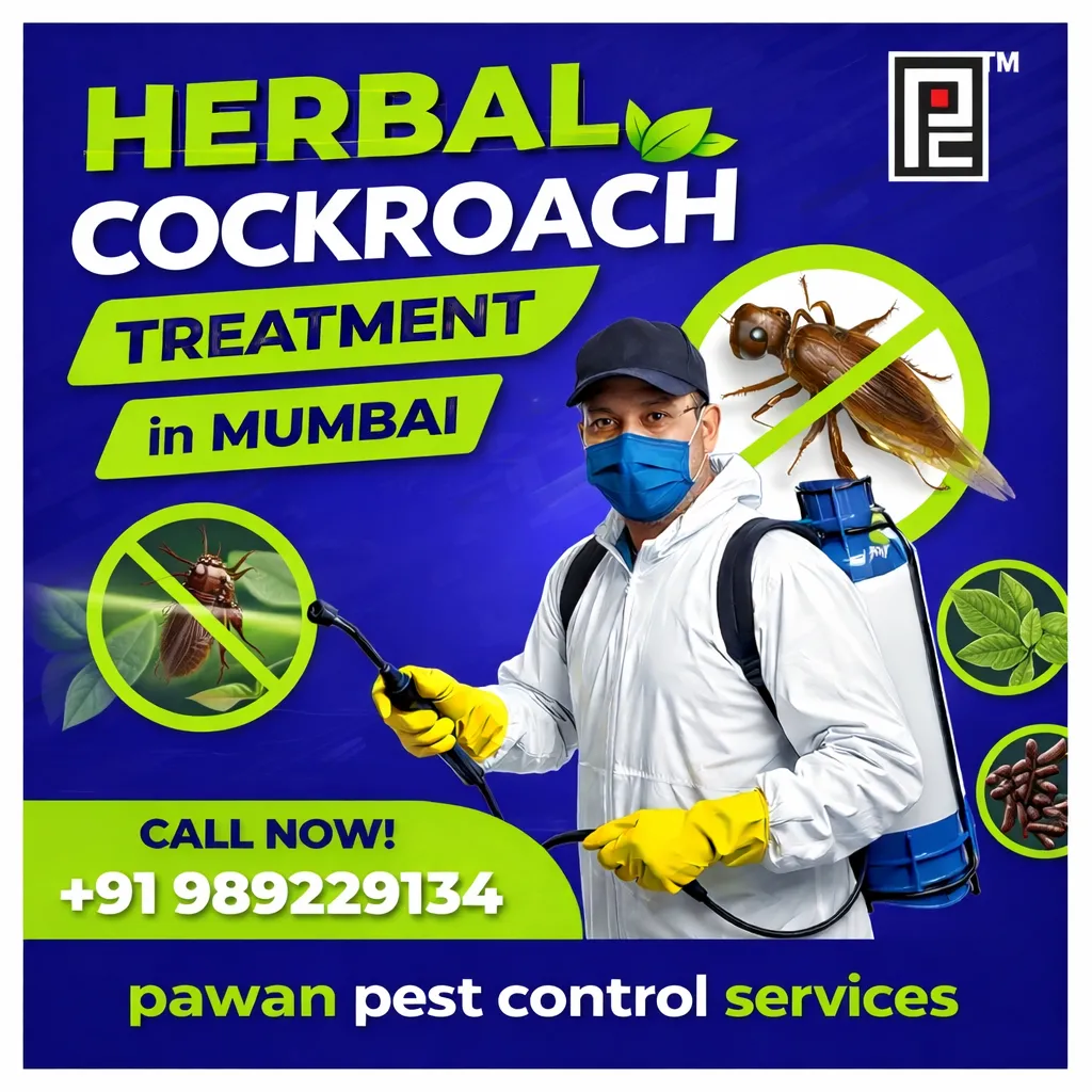 Herbal Cockroach Treatment Mumbai | Pawan Pest