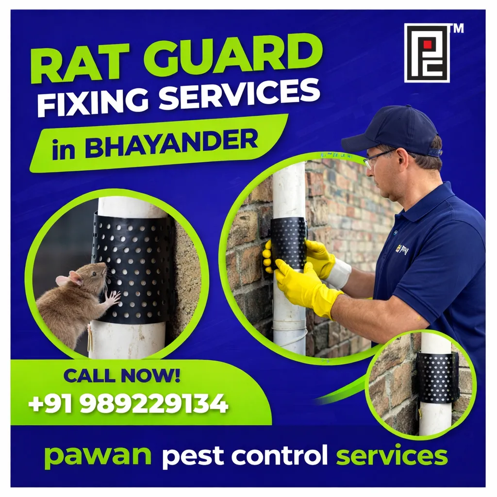 Rat Guard Fixing Services Bhayander | Pawan Pest