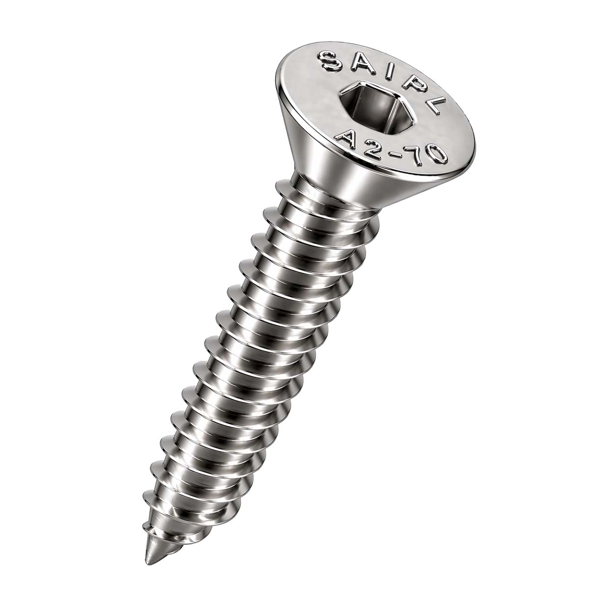 Stainless Steel Allen CSK Self Tapping Screw Suppliers in Pune, Maharshtra, India