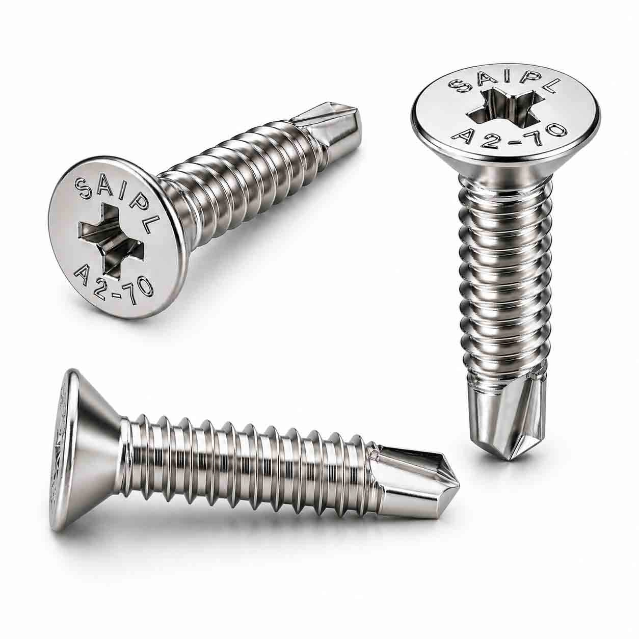 Stainless Steel CSK Phillips Self Drilling Screw  Suppliers in Pune, Maharshtra, India