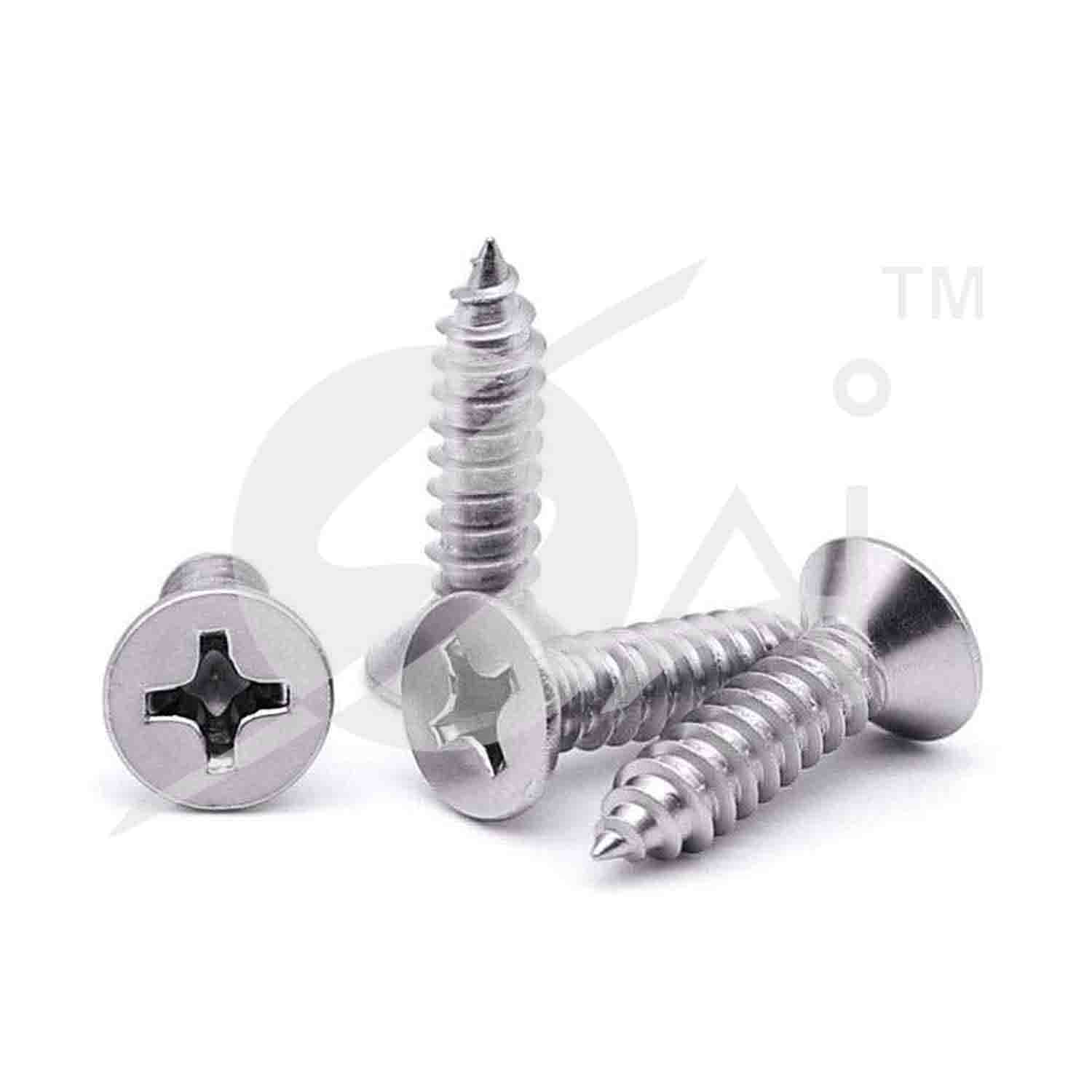 Stainless Steel CSK Sheet Metal Screws Suppliers in Mumbai India