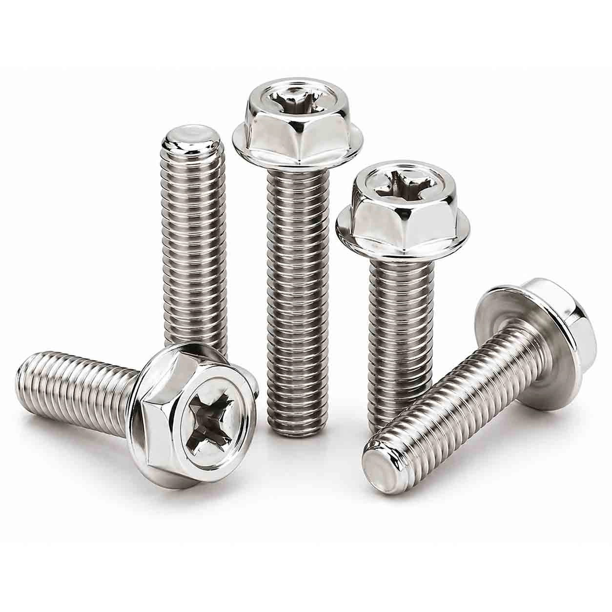 Stainless Steel Hex Head Philips Flange Bolt Suppliers in Mumbai India