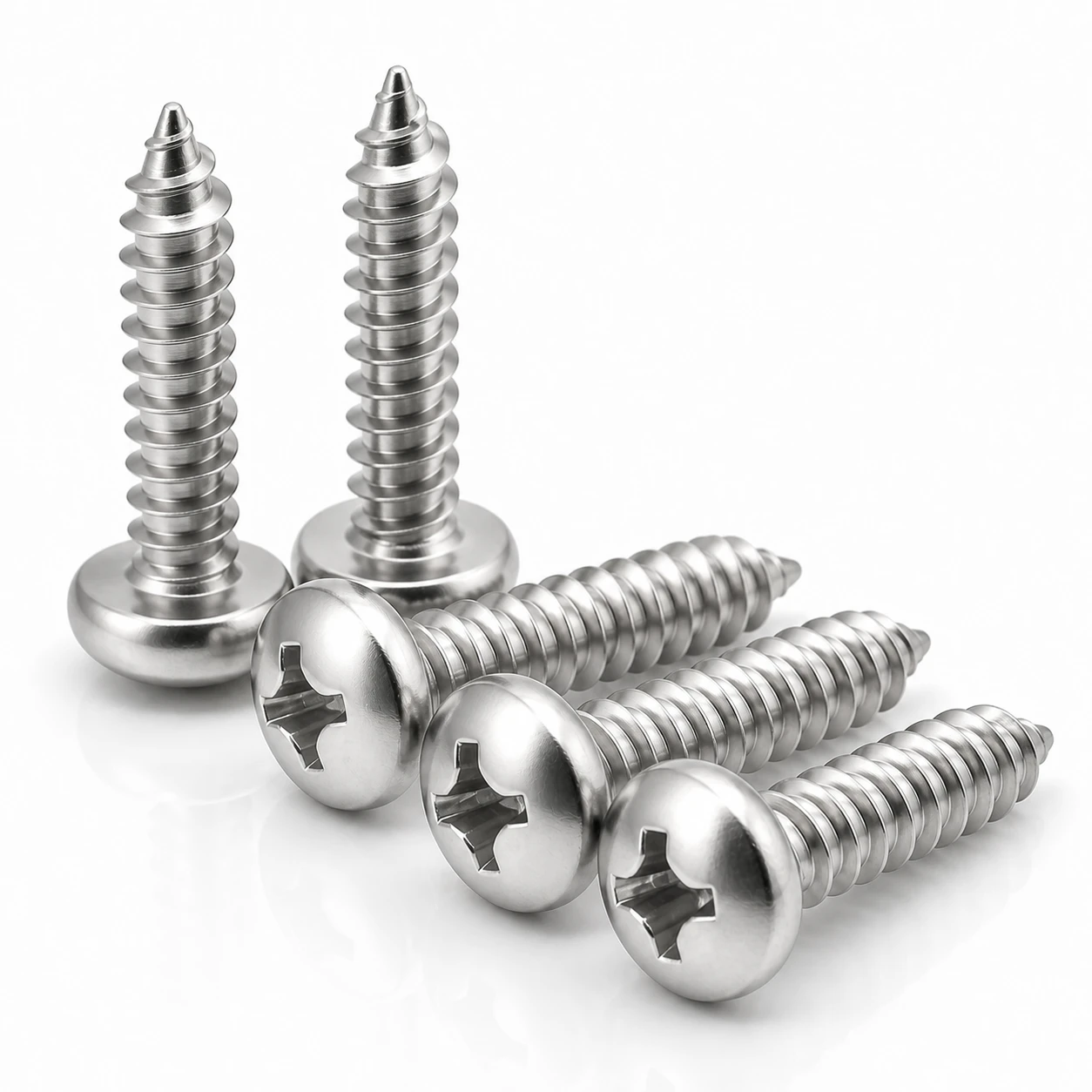 Stainless Steel Pan Head Sheet Metal Screw Suppliers in Mumbai India