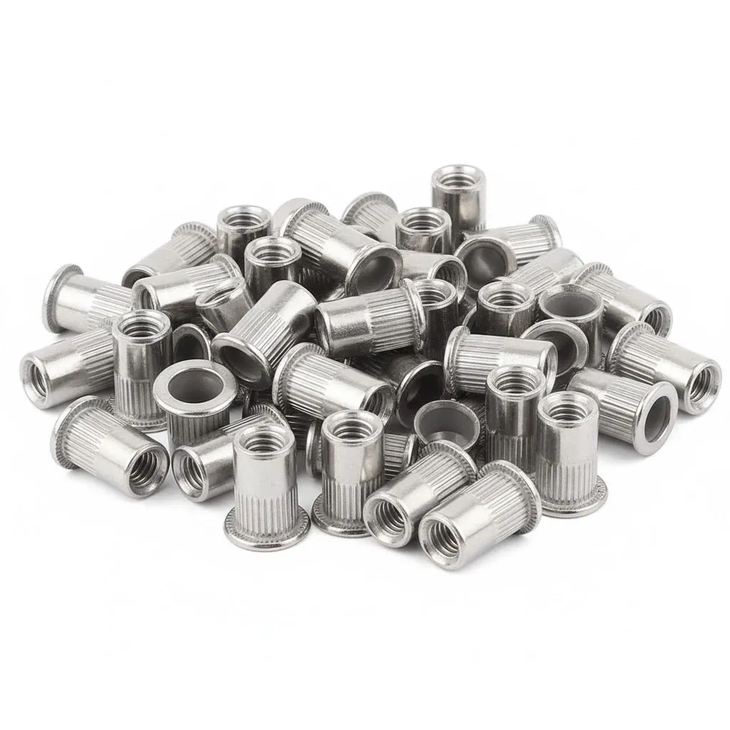 Insert Nut Round Body Large Head Manufacturers, Suppliers in Mumbai India