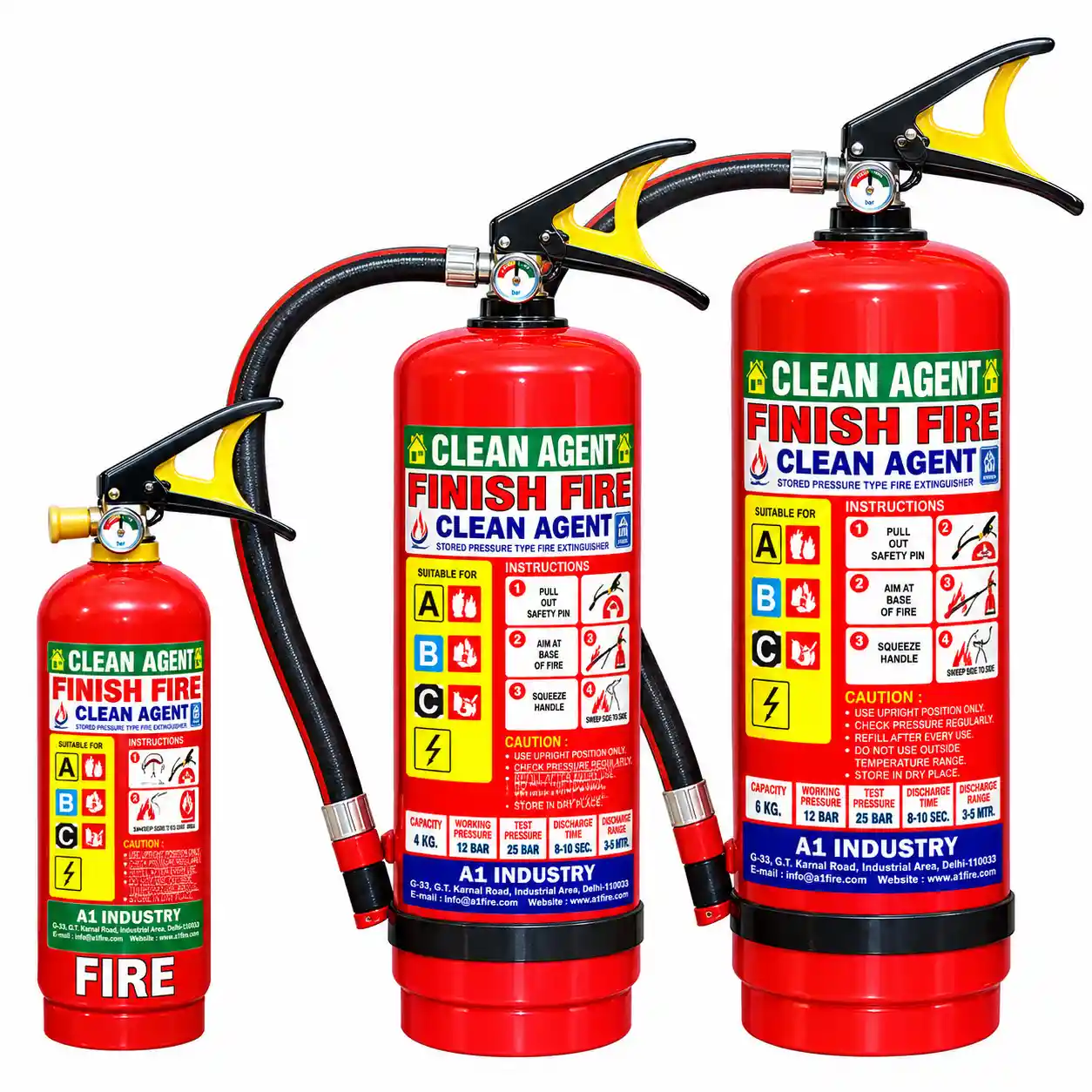 Clean Agent Fire Extinguisher Manufacturers in Mumbai, Maharashtra, India