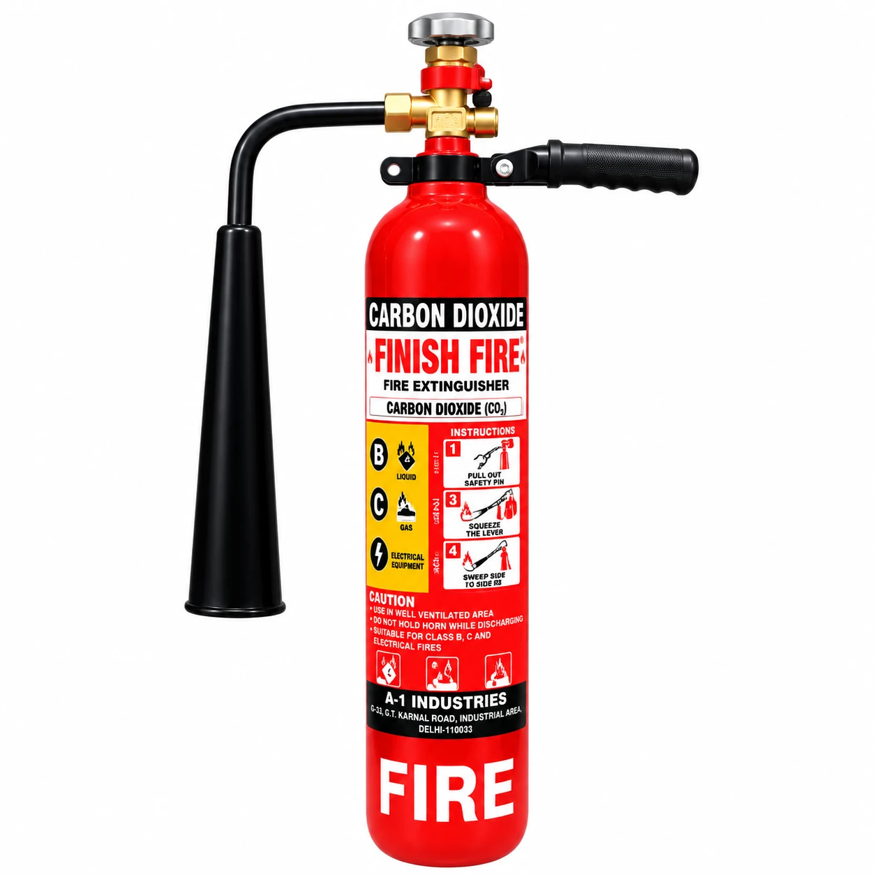 Co2 Type Fire Extinguishers Manufacturers in Mumbai, Maharashtra, India