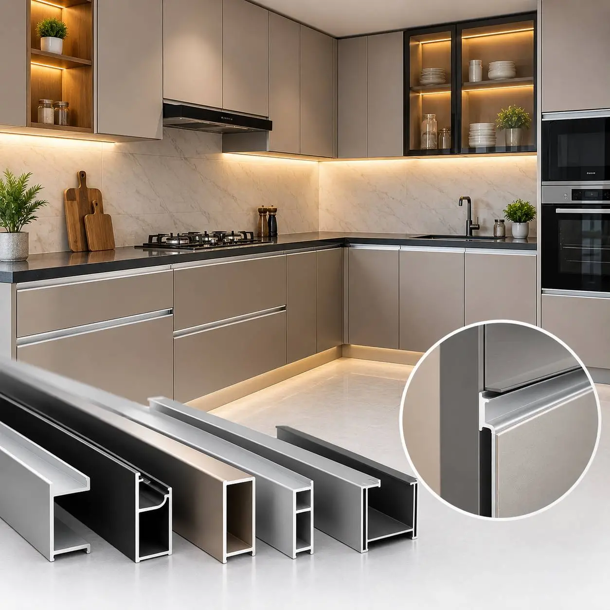 Aluminium Kitnchen Profile  Manufacturers in Mumbai, Maharashtra, India