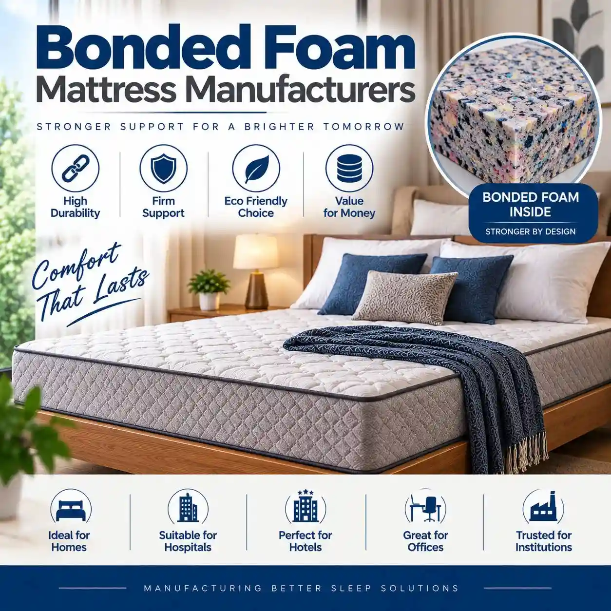 Bonded Foam Mattress Manufacturers