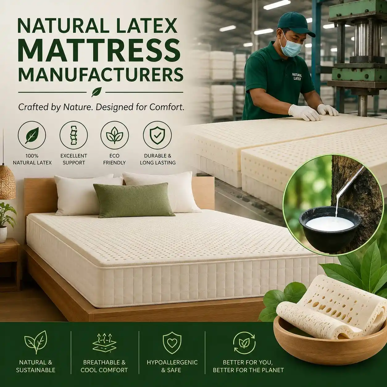 Natural Latex Mattress Manufacturers