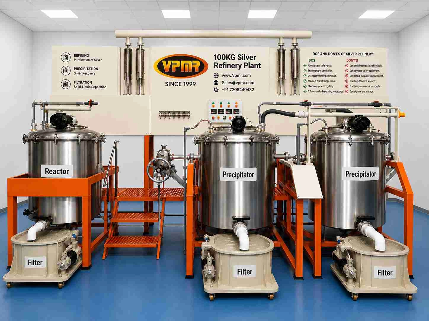 100 KG SILVER REFINING MACHINE Manufacturers in Mumbai, Maharashtra, India